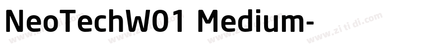 NeoTechW01 Medium字体转换